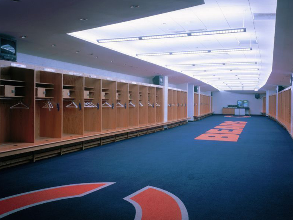 Soldier Field locker room